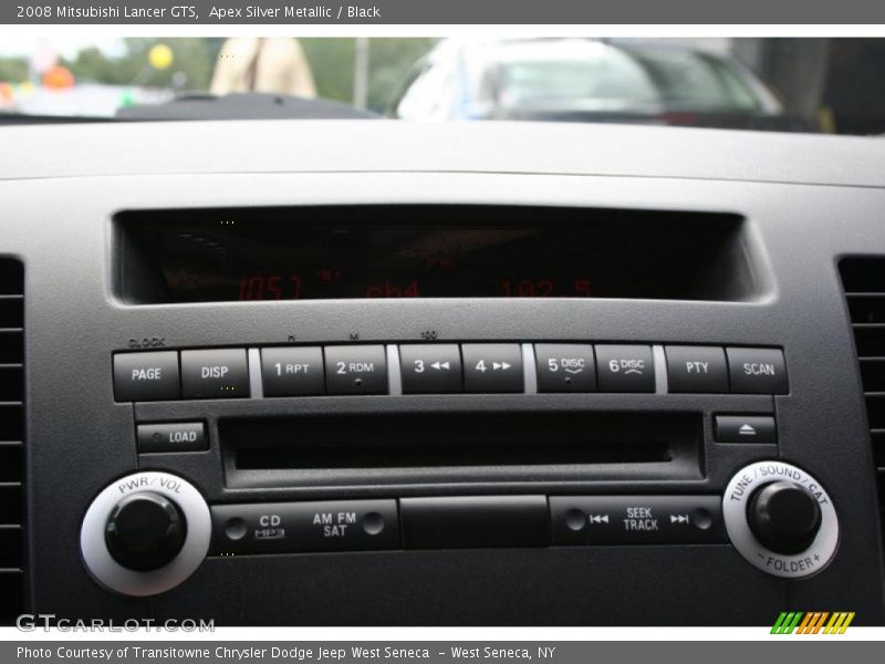 Apex Silver Metallic / Black 2008 Mitsubishi Lancer GTS