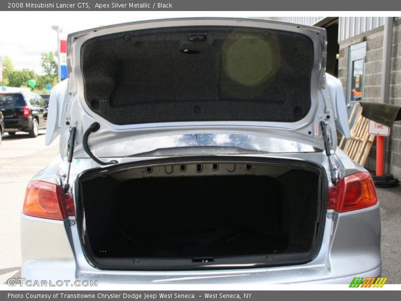 Apex Silver Metallic / Black 2008 Mitsubishi Lancer GTS