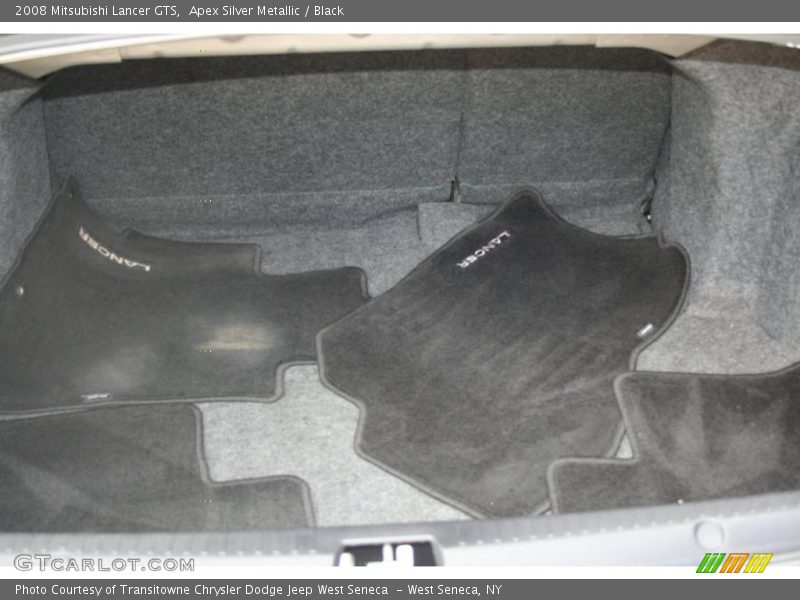 Apex Silver Metallic / Black 2008 Mitsubishi Lancer GTS