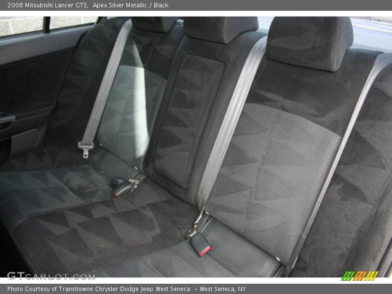 Apex Silver Metallic / Black 2008 Mitsubishi Lancer GTS