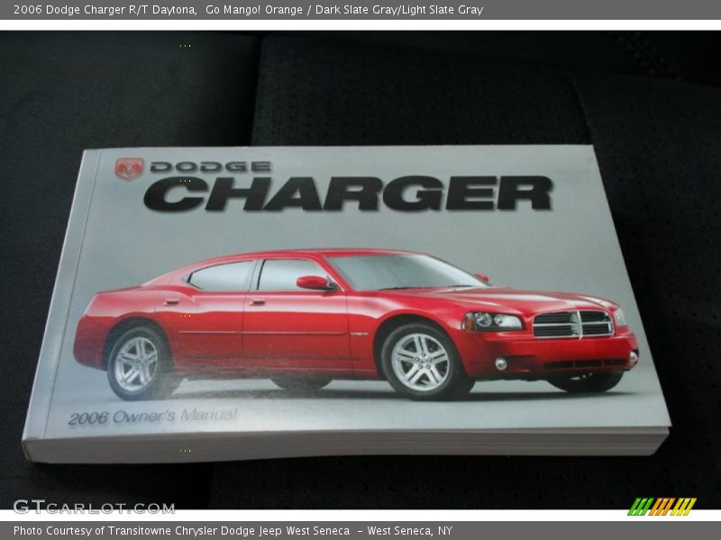 Go Mango! Orange / Dark Slate Gray/Light Slate Gray 2006 Dodge Charger R/T Daytona