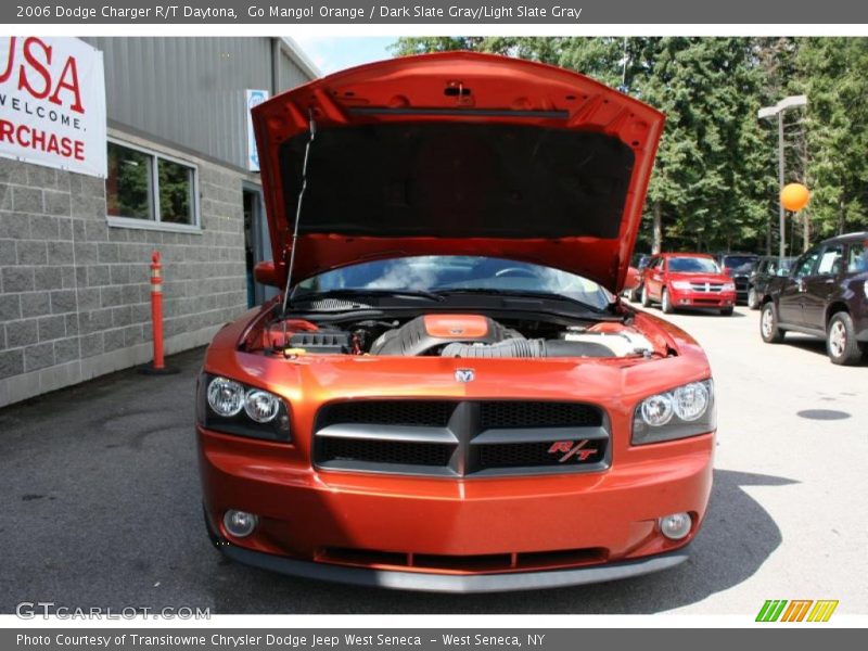 Go Mango! Orange / Dark Slate Gray/Light Slate Gray 2006 Dodge Charger R/T Daytona