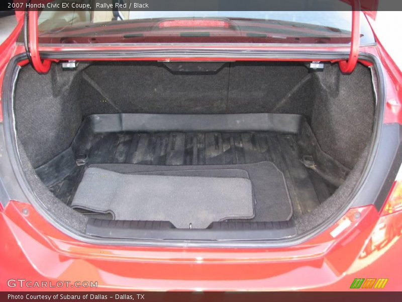 Rallye Red / Black 2007 Honda Civic EX Coupe