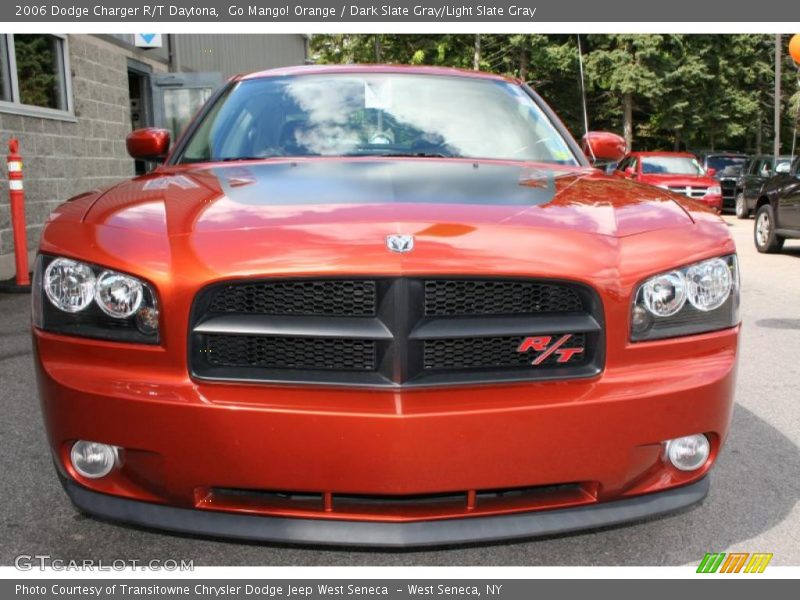 Go Mango! Orange / Dark Slate Gray/Light Slate Gray 2006 Dodge Charger R/T Daytona
