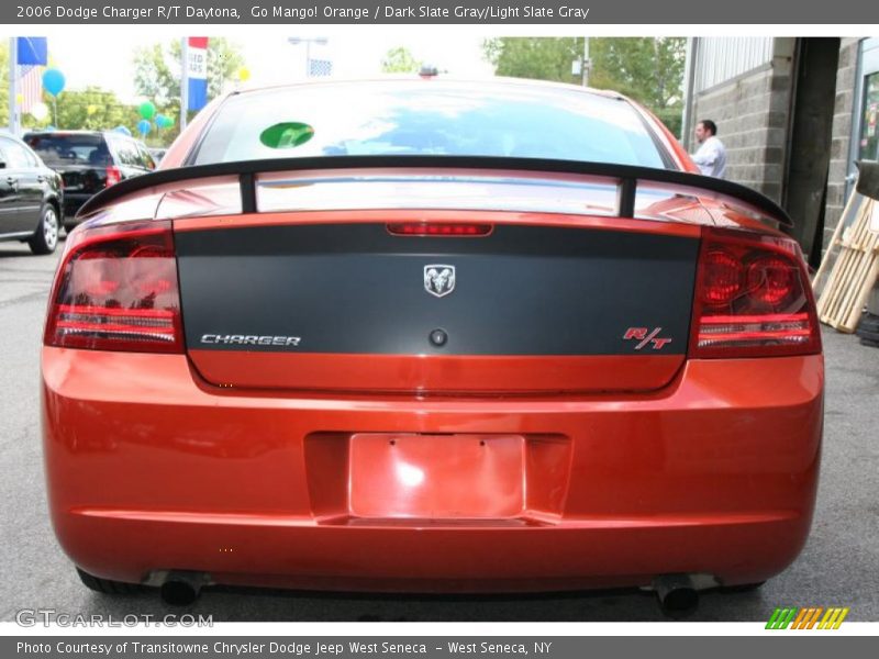 Go Mango! Orange / Dark Slate Gray/Light Slate Gray 2006 Dodge Charger R/T Daytona
