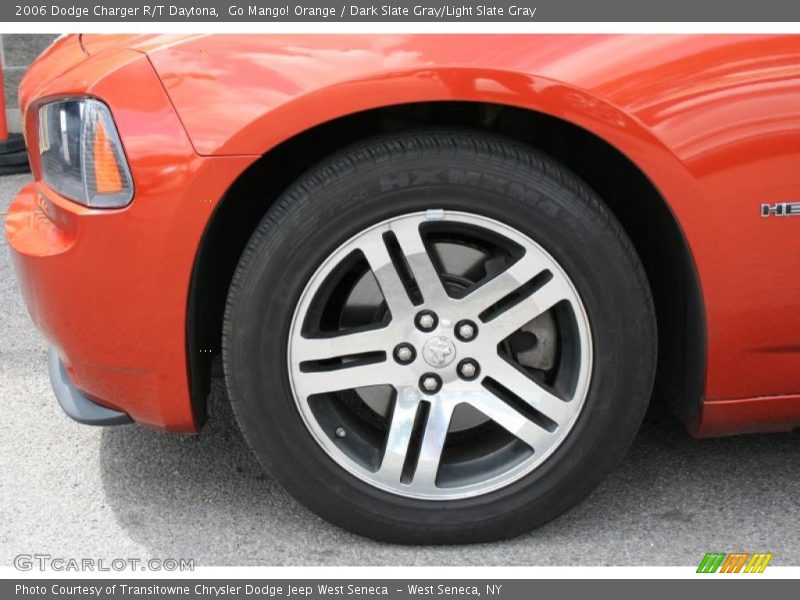 Go Mango! Orange / Dark Slate Gray/Light Slate Gray 2006 Dodge Charger R/T Daytona