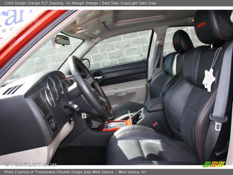 Go Mango! Orange / Dark Slate Gray/Light Slate Gray 2006 Dodge Charger R/T Daytona
