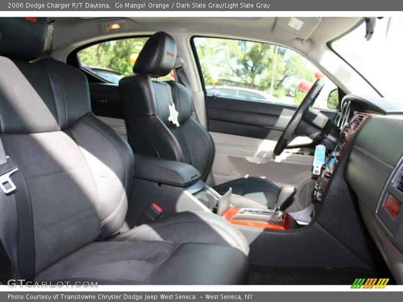 Go Mango! Orange / Dark Slate Gray/Light Slate Gray 2006 Dodge Charger R/T Daytona
