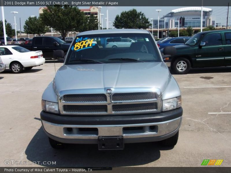 Bright Silver Metallic / Agate 2001 Dodge Ram 1500 SLT Club Cab