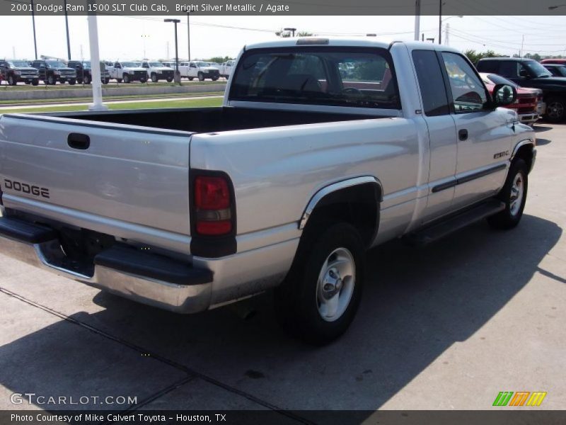 Bright Silver Metallic / Agate 2001 Dodge Ram 1500 SLT Club Cab