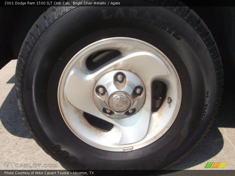 Bright Silver Metallic / Agate 2001 Dodge Ram 1500 SLT Club Cab