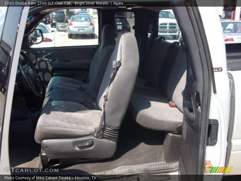 Bright Silver Metallic / Agate 2001 Dodge Ram 1500 SLT Club Cab