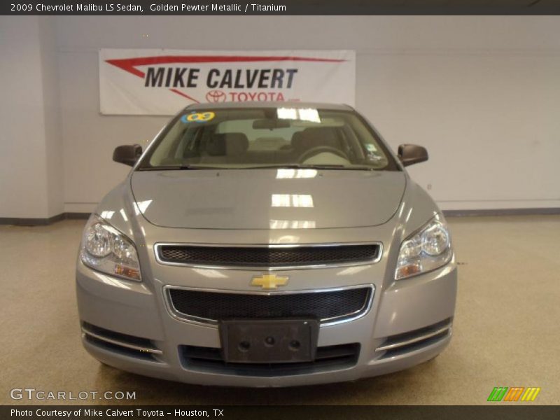 Golden Pewter Metallic / Titanium 2009 Chevrolet Malibu LS Sedan