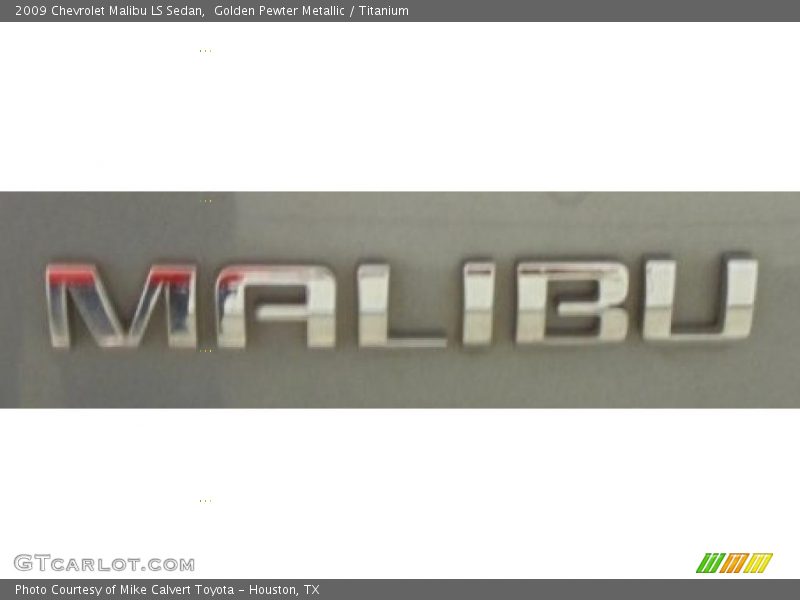 Golden Pewter Metallic / Titanium 2009 Chevrolet Malibu LS Sedan
