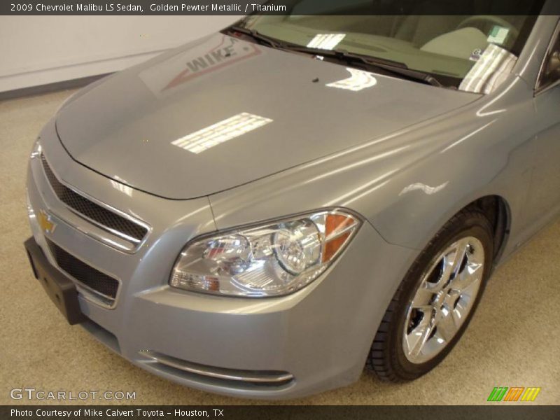 Golden Pewter Metallic / Titanium 2009 Chevrolet Malibu LS Sedan