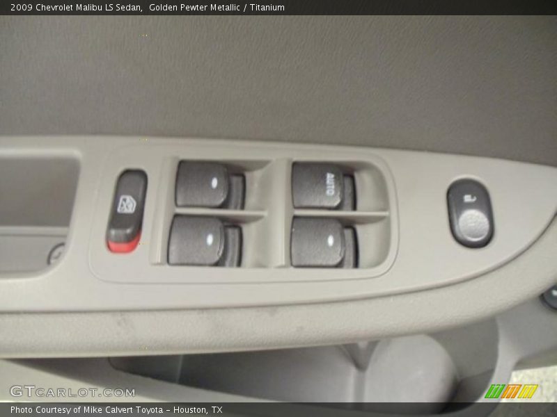 Golden Pewter Metallic / Titanium 2009 Chevrolet Malibu LS Sedan