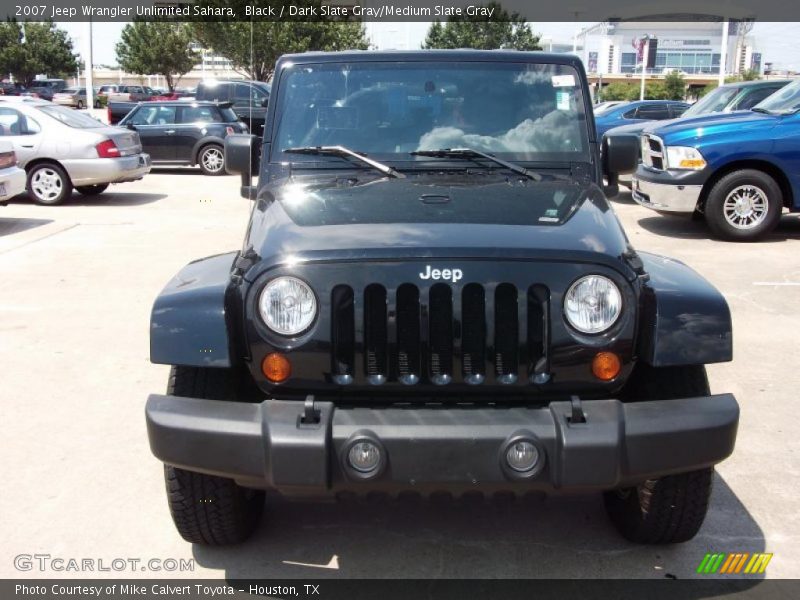 Black / Dark Slate Gray/Medium Slate Gray 2007 Jeep Wrangler Unlimited Sahara