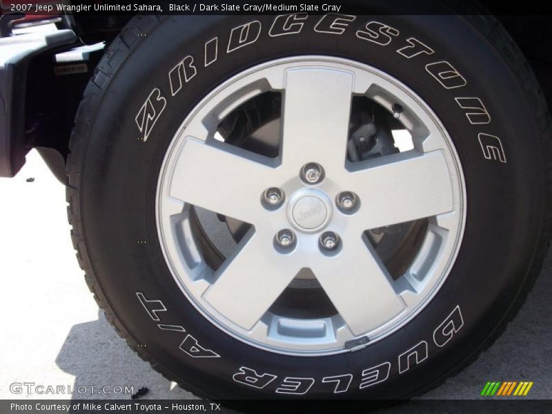Black / Dark Slate Gray/Medium Slate Gray 2007 Jeep Wrangler Unlimited Sahara