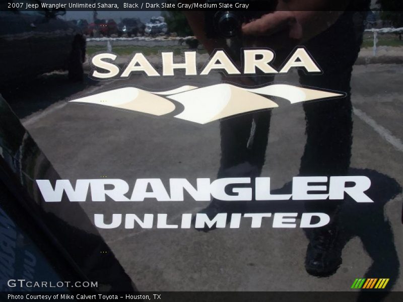 Black / Dark Slate Gray/Medium Slate Gray 2007 Jeep Wrangler Unlimited Sahara
