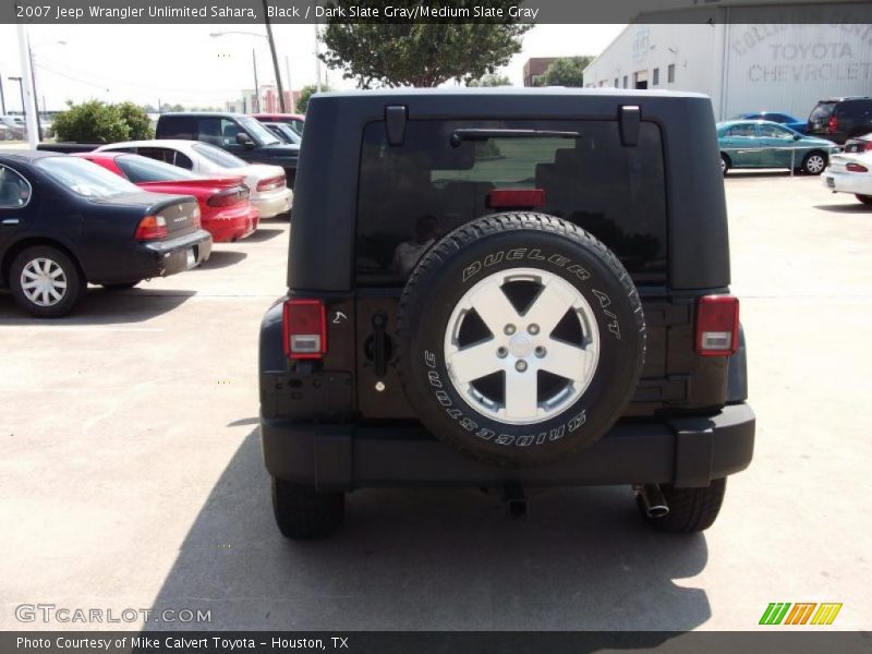 Black / Dark Slate Gray/Medium Slate Gray 2007 Jeep Wrangler Unlimited Sahara