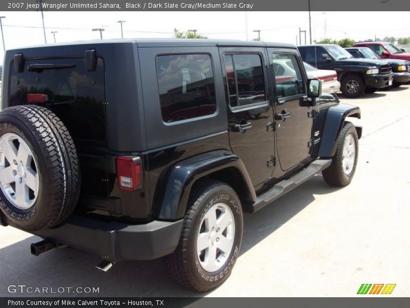 Black / Dark Slate Gray/Medium Slate Gray 2007 Jeep Wrangler Unlimited Sahara