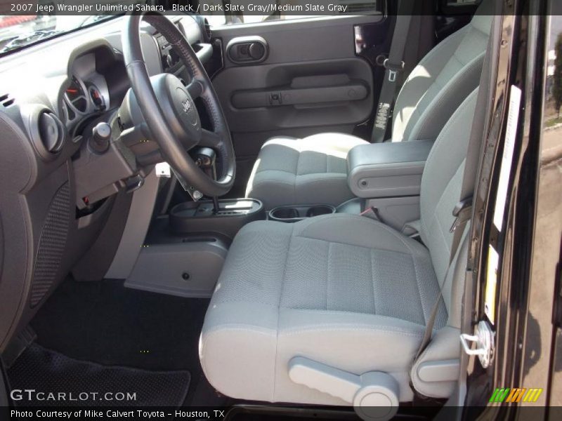 Black / Dark Slate Gray/Medium Slate Gray 2007 Jeep Wrangler Unlimited Sahara