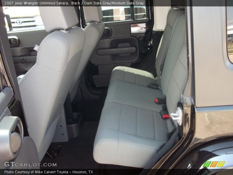 Black / Dark Slate Gray/Medium Slate Gray 2007 Jeep Wrangler Unlimited Sahara