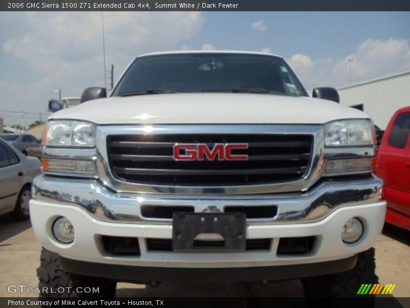 Summit White / Dark Pewter 2006 GMC Sierra 1500 Z71 Extended Cab 4x4
