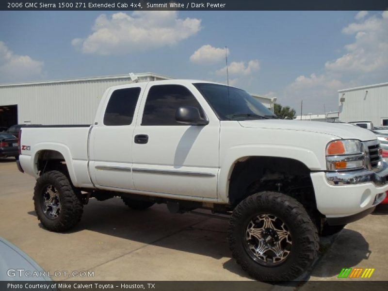 Summit White / Dark Pewter 2006 GMC Sierra 1500 Z71 Extended Cab 4x4