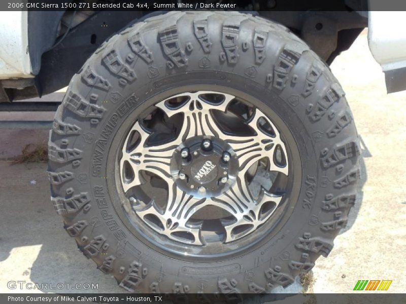 Summit White / Dark Pewter 2006 GMC Sierra 1500 Z71 Extended Cab 4x4