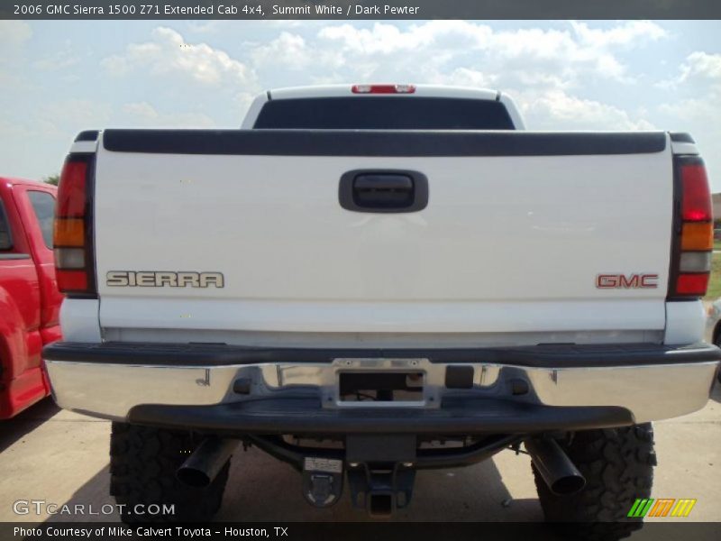 Summit White / Dark Pewter 2006 GMC Sierra 1500 Z71 Extended Cab 4x4
