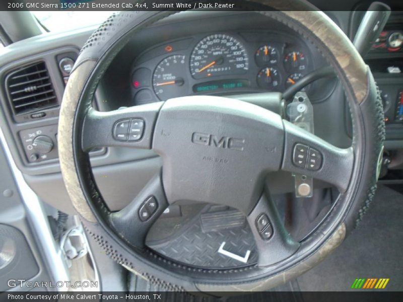 Summit White / Dark Pewter 2006 GMC Sierra 1500 Z71 Extended Cab 4x4