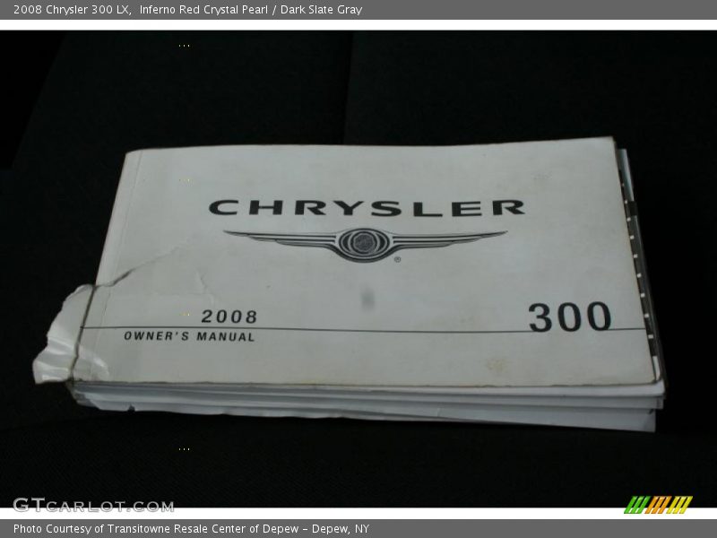Inferno Red Crystal Pearl / Dark Slate Gray 2008 Chrysler 300 LX