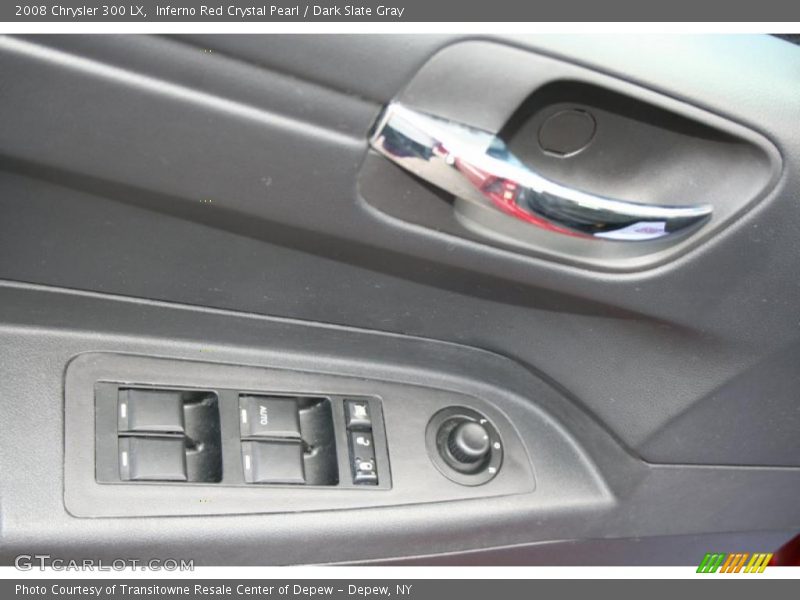 Inferno Red Crystal Pearl / Dark Slate Gray 2008 Chrysler 300 LX