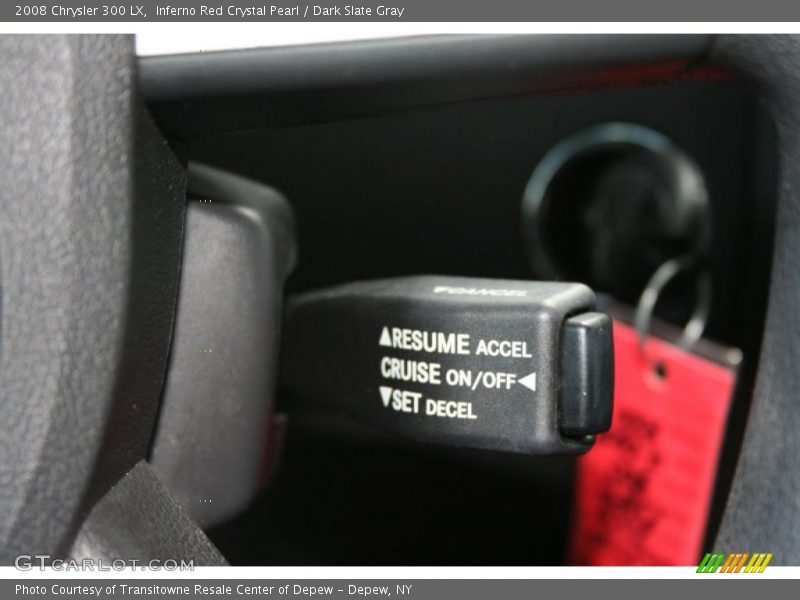 Inferno Red Crystal Pearl / Dark Slate Gray 2008 Chrysler 300 LX