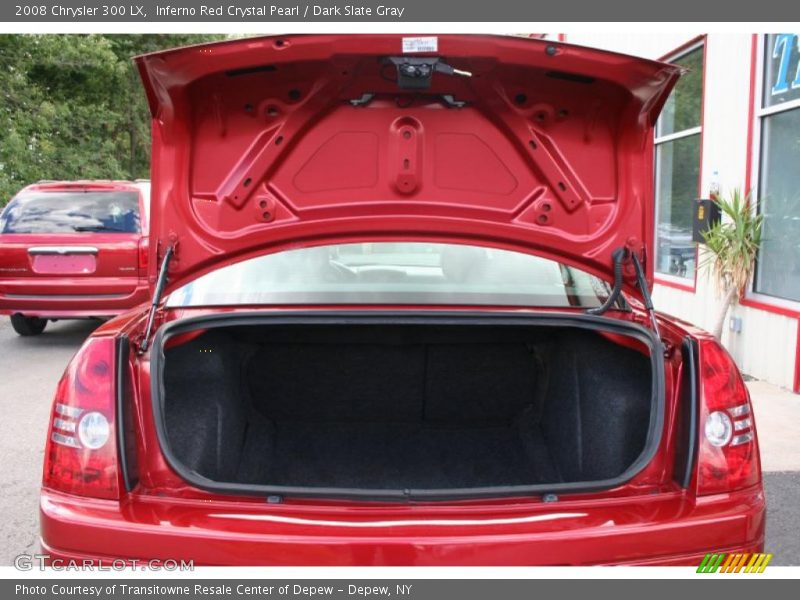 Inferno Red Crystal Pearl / Dark Slate Gray 2008 Chrysler 300 LX