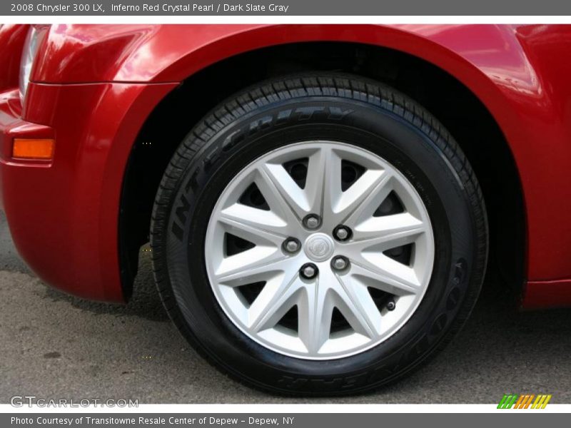 Inferno Red Crystal Pearl / Dark Slate Gray 2008 Chrysler 300 LX