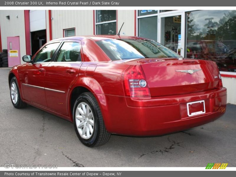 Inferno Red Crystal Pearl / Dark Slate Gray 2008 Chrysler 300 LX