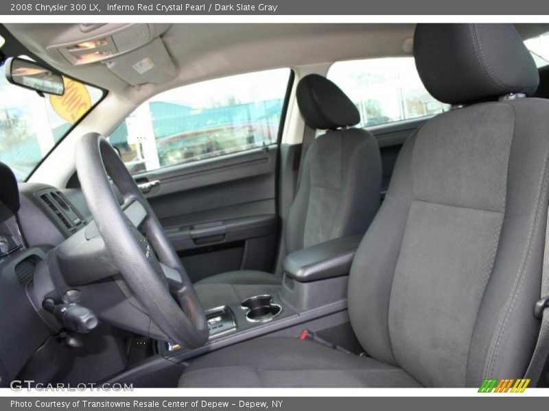 Inferno Red Crystal Pearl / Dark Slate Gray 2008 Chrysler 300 LX