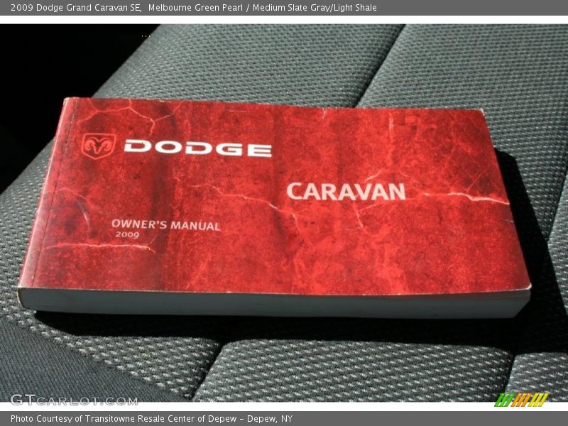 Melbourne Green Pearl / Medium Slate Gray/Light Shale 2009 Dodge Grand Caravan SE