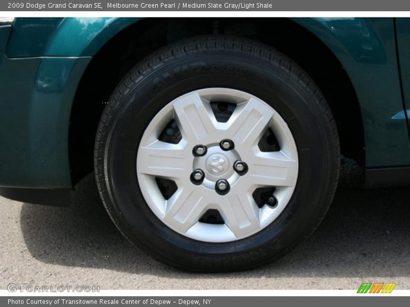 Melbourne Green Pearl / Medium Slate Gray/Light Shale 2009 Dodge Grand Caravan SE
