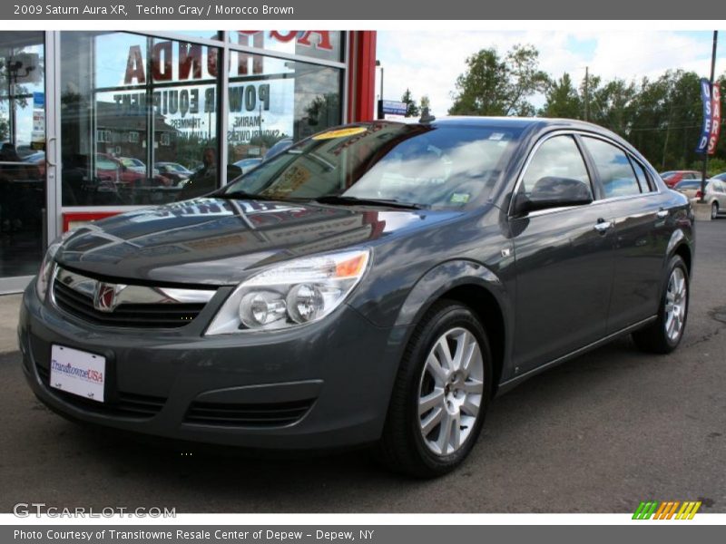 Techno Gray / Morocco Brown 2009 Saturn Aura XR
