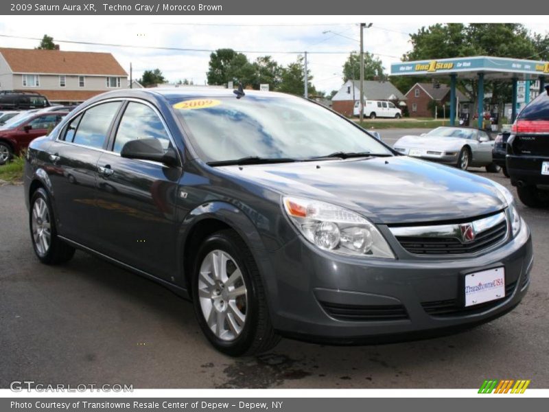 Techno Gray / Morocco Brown 2009 Saturn Aura XR
