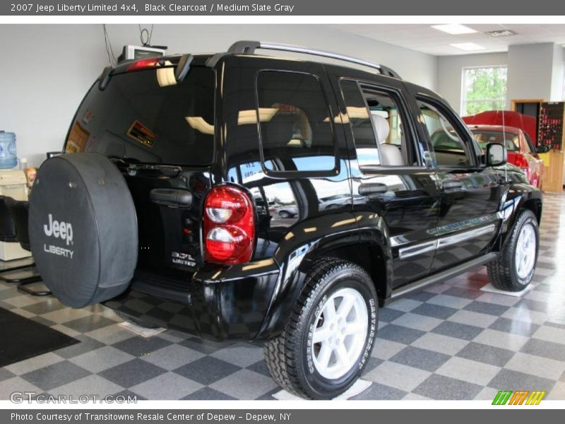 Black Clearcoat / Medium Slate Gray 2007 Jeep Liberty Limited 4x4