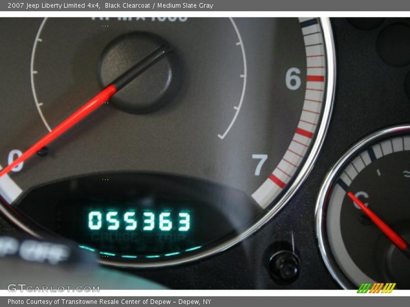 Black Clearcoat / Medium Slate Gray 2007 Jeep Liberty Limited 4x4