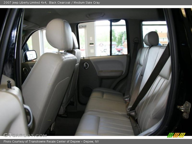 Black Clearcoat / Medium Slate Gray 2007 Jeep Liberty Limited 4x4