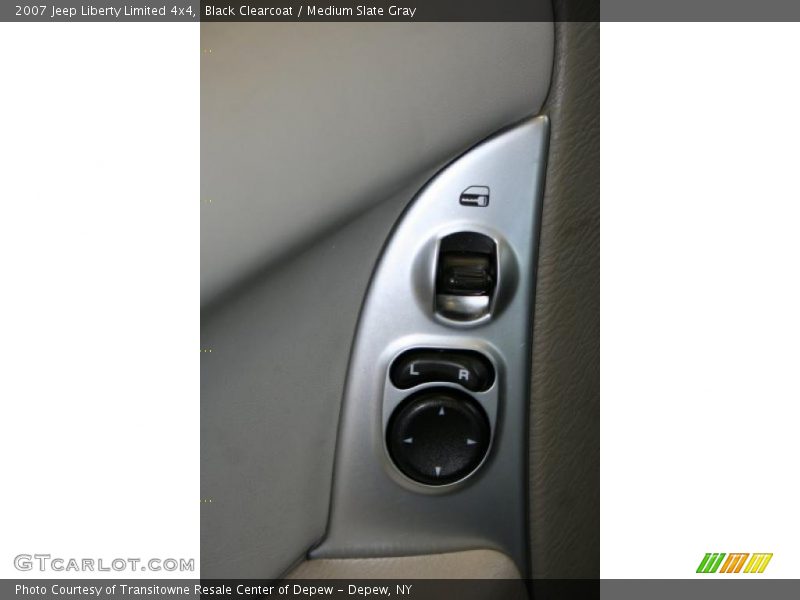 Black Clearcoat / Medium Slate Gray 2007 Jeep Liberty Limited 4x4