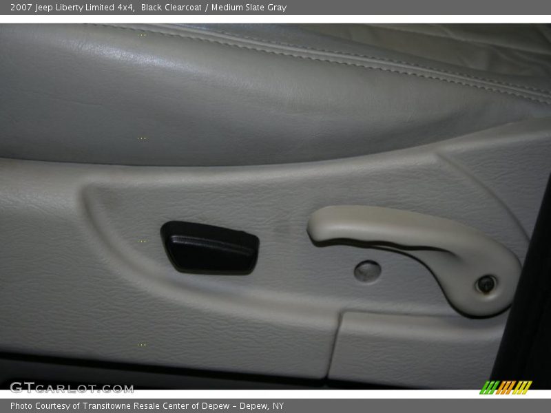 Black Clearcoat / Medium Slate Gray 2007 Jeep Liberty Limited 4x4