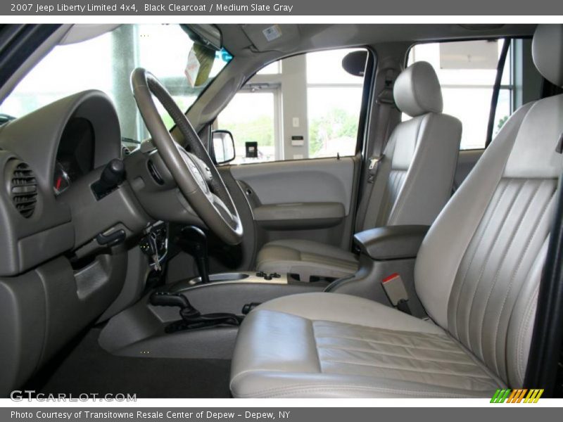 Black Clearcoat / Medium Slate Gray 2007 Jeep Liberty Limited 4x4