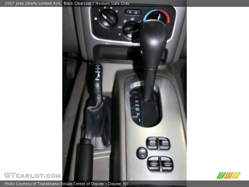 Black Clearcoat / Medium Slate Gray 2007 Jeep Liberty Limited 4x4